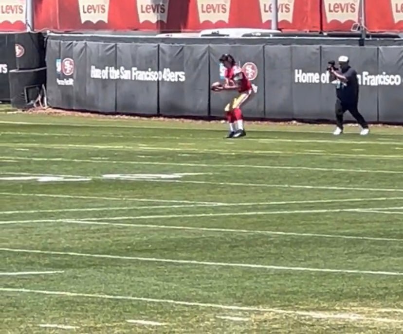 r DR Disrespect Was Throwing Passes To 49ers At Training